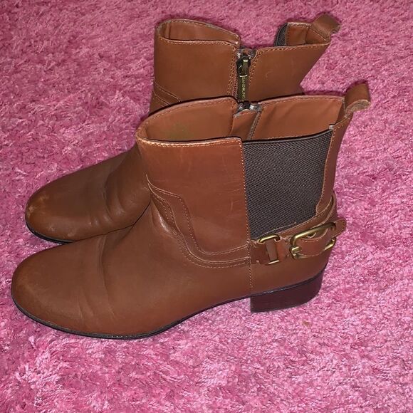 Bandolino Brown Booties - Picture 3 of 7